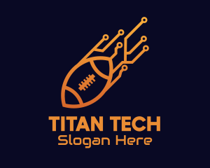 Rugby Ball Tech logo design