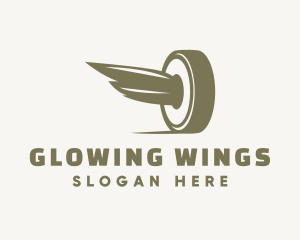 Industrial Tire Wing logo design