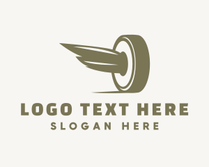 Tire - Industrial Tire Wing logo design
