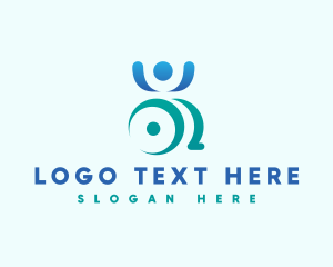 Treatment - Wheelchair Disability Empowerment logo design