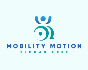 Wheelchair - Wheelchair Disability Empowerment logo design