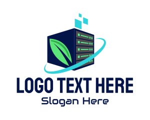 Server - Digital Data Server logo design