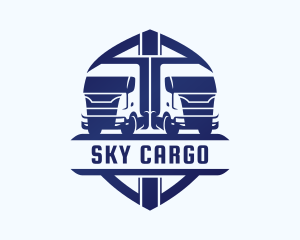 Forwarding Truck Logistics logo design