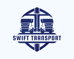 Forwarding Truck Logistics logo design