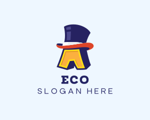 Magician Hat Lettter A Logo