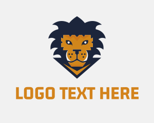 Lion Game Mascot Logo