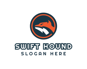 Wild Hound Fox logo design