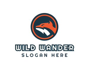 Wild Hound Fox logo design