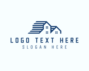 Lease - Home Roof Repair logo design