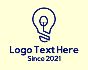 Idea - Computer Mouse Light Bulb logo design