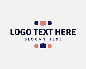 Talk - Generic Minimalist App logo design