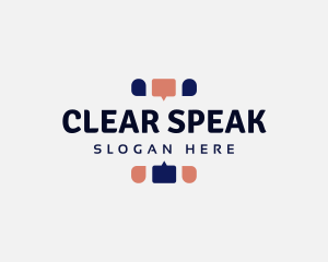 Speak - Generic Minimalist App logo design
