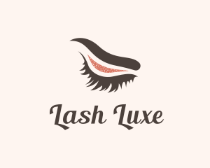 Makeup Eyelash Eyebrow logo design