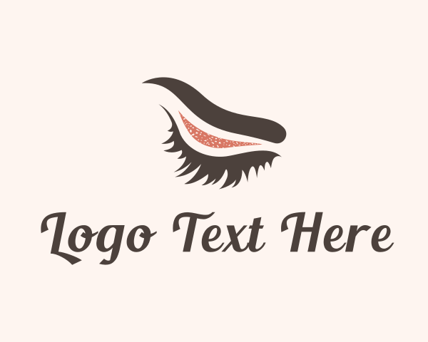 Grooming - Makeup Eyelash Eyebrow logo design