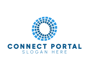 Portal - Technology Letter O Planet logo design