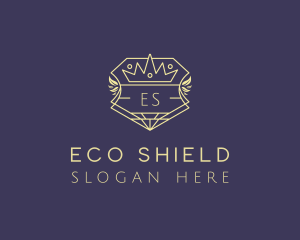 Shield Royal Wreath logo design