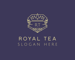 Shield Royal Wreath logo design