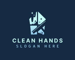 Clean Housekeeper Sanitation logo design