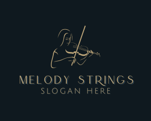 Violin - Violin Musician Performer logo design