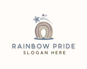 Star Rainbow Kindergarten logo design