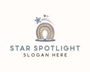 Star Rainbow Kindergarten logo design