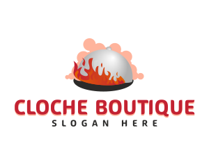 Restaurant Cloche Grill logo design