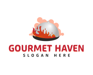 Restaurant Cloche Grill logo design