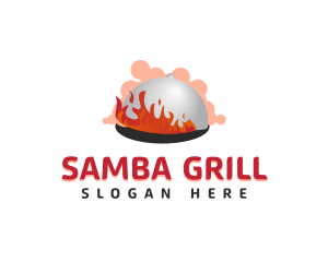 Restaurant Cloche Grill logo design