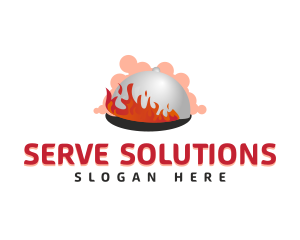 Serve - Restaurant Cloche Grill logo design