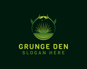 Grass Landscape Plant Logo