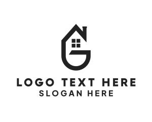 Apartment - Real Estate Residential Letter G logo design