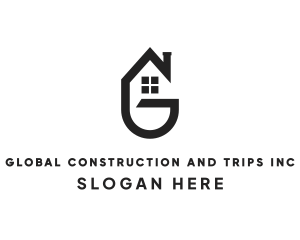 Rental - Real Estate Residential Letter G logo design