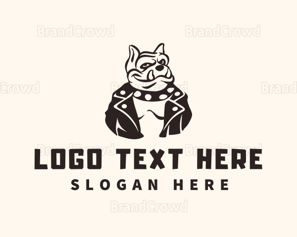 Rocker Bulldog Leather Jacket Logo