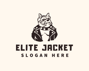 Jacket - Rocker Bulldog Leather Jacket logo design