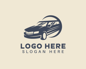 Limousine Auto Car Logo