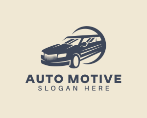 Limousine Auto Car logo design