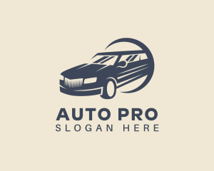 Limousine Auto Car logo design