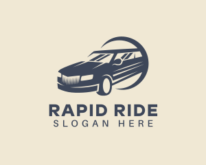 Limousine Auto Car logo design