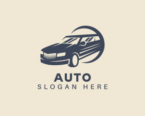 Limousine Auto Car logo design