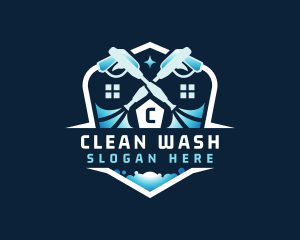 Power Wash Cleaning logo design