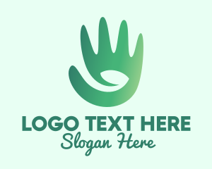 Natural - Nature Farmer Hand logo design