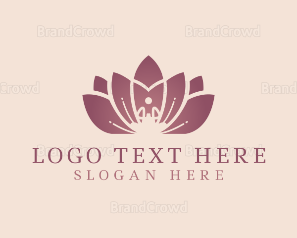 Lotus Pose Meditation Logo