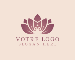 Lotus Pose Meditation Logo