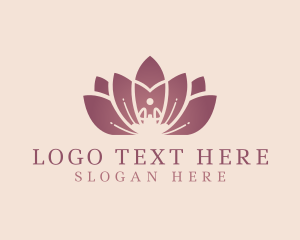 Lotus Pose Meditation Logo