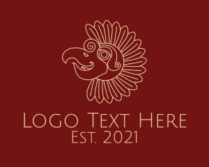 Traditional - Tribal Sun Bird logo design