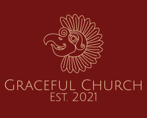 Artifact - Tribal Sun Bird logo design