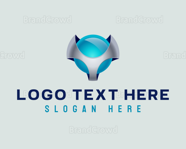 Letter Y 3D Gradient Logo