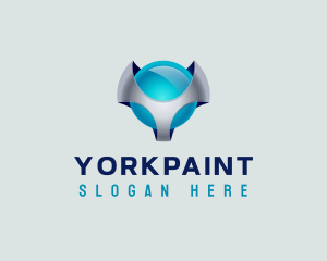 Letter Y 3D Gradient logo design