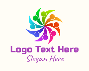 Colorful People Organization Logo