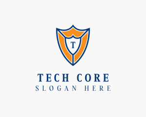 Tech Shield Security  logo design